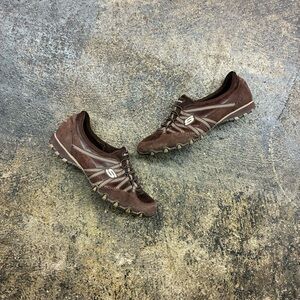 Vtg 2000’s Skechers Mocha Brown Mary Jane style running shoes Size US 8